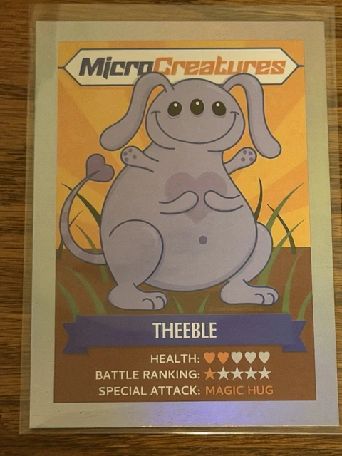 Microcreatures Cards GREG'S RARE TRADING Card - MicroCreatures Theeble - Diary of a Wimpy ...