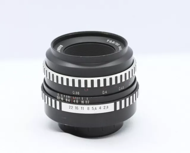 Carl Zeiss  aus Jena DDR Tessar  50mm 1:2,8 Objektiv für M42 Gewinde Anschluss