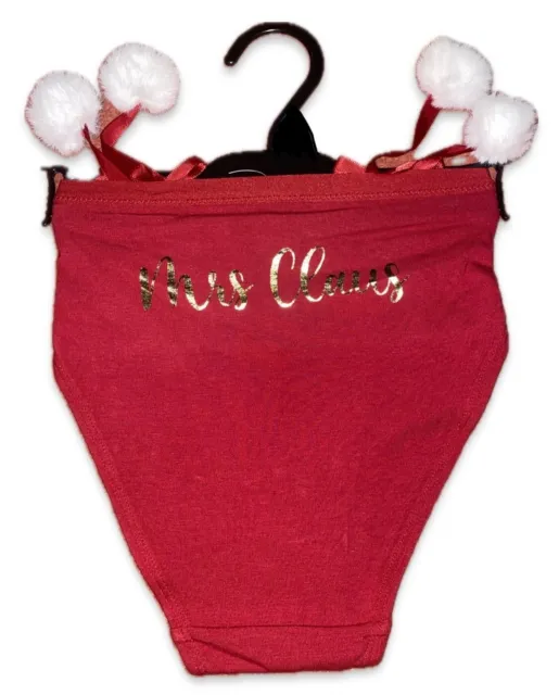 WOMENS LADIES CHRISTMAS Sexy Knickers Underwear Briefs Size 16