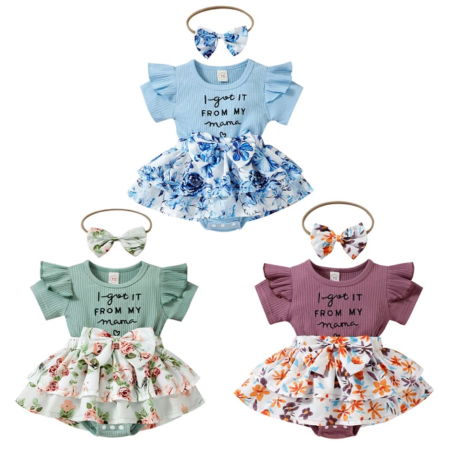 Girls Baby 1st Birthday Outfit Party Tutu Skirt Romper Dress Headband Cake Smash