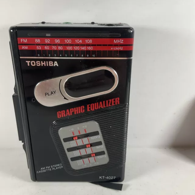 Toshiba walkman AM FM Stereo Cassette Player KT-4027  VGC