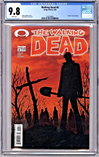 2004 Images Comics - Walking Dead #6 - 1st Printing CGC 9.8 White Page KEY ISSUE