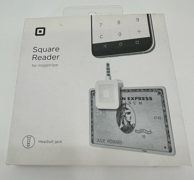 SQUARE READER FOR Magstripe w/ Lightning Connector VISA MC AMEX
