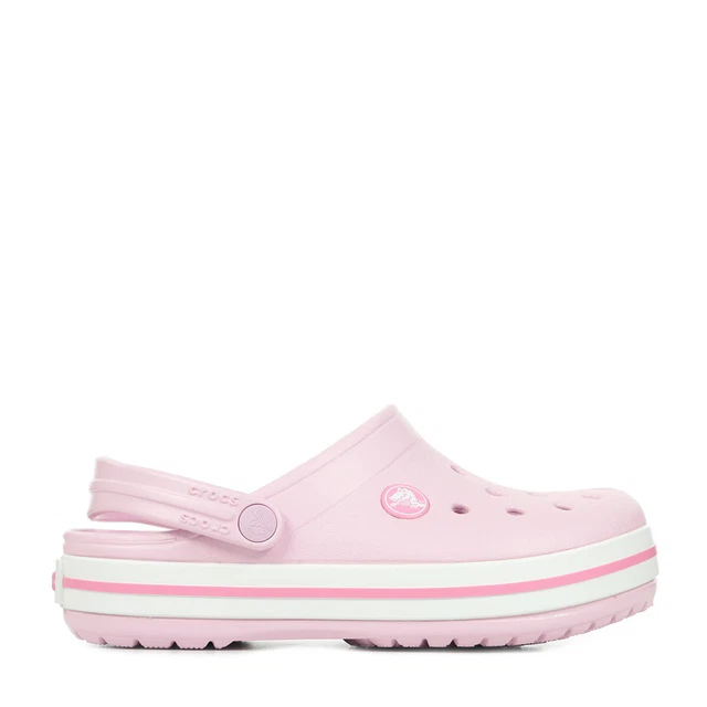 MULES SABOTS NU PIEDS Crocs fille Crocband Clog K Rose Synth tique