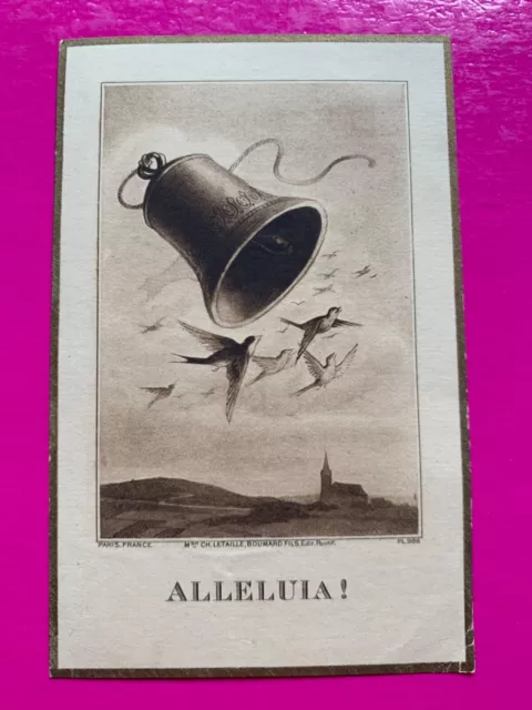 Santino Holy Card, Alleluia - Rif. 11223
