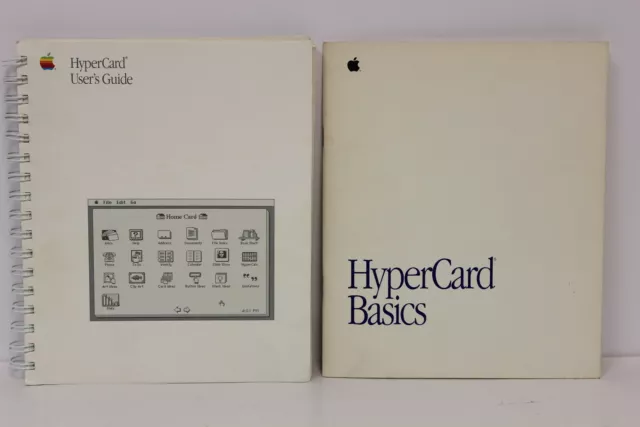 Apple Hypercard User's Guide With Hypercard Basics Manual 030-3081-C