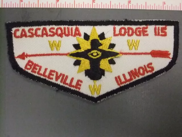 Boy Scout OA 115 Cascasquia Lodge F1 First Flap 5825KK