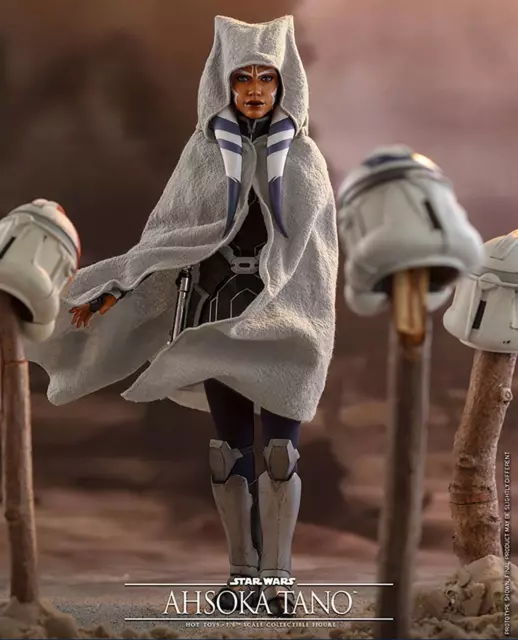 STAR WARS AHSOKA TANO w/ hologram Anakin Obi-Wan Yoda 1/6 Action Figure Hot Toys