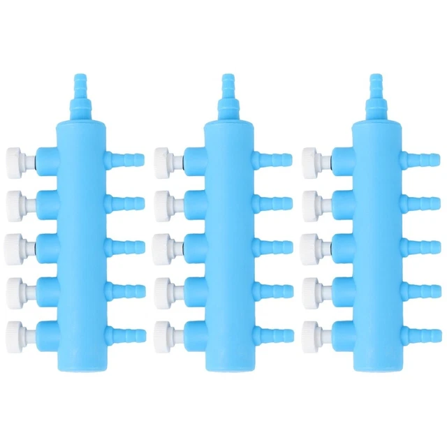 3 Pack Aquarium Air Flow Splitter Fish Tank Distributor Shunt
