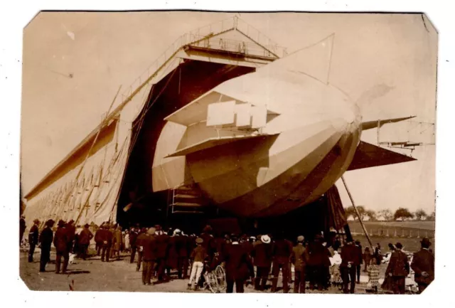 Zeppelin/Airmail 9.Mai 1909 Bodensse Manzell Original Photo Hangar (AA1911