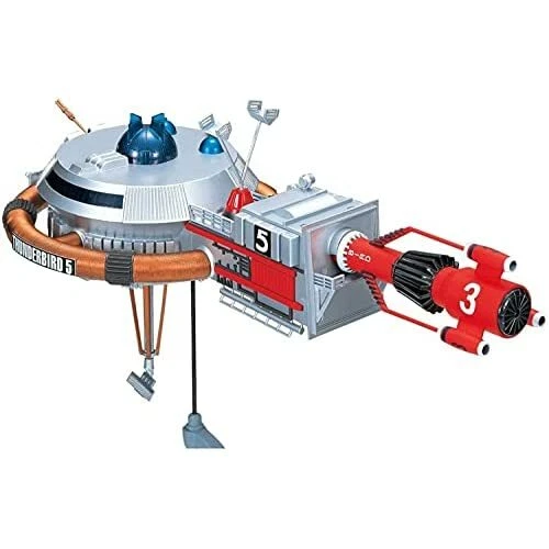 Electrical Model Kit AOSHIMA THUNDERBIRDS NO.5 THUNDERBIRD 5 & 3 Electric Model Kit w ...