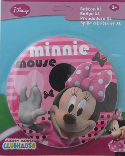 XL Minnie souris / bouton souris * épingle * env. 14 cm * Disney * image décorative * emballage d'origine