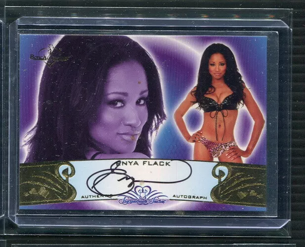 ENYA FLACK 2010 Benchwarmer Signature Series Authentic Auto #26A