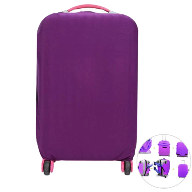 Magik Housse De Protection élastique Anti-poussière Et Anti-rayures Pour Valise, 45,7 à 71,1 Cm (bleu, Taille L (66 à 71,1 Cm