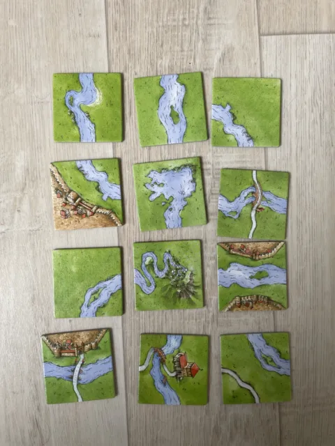 Carcassonne Expansion River White Back RARE Collector