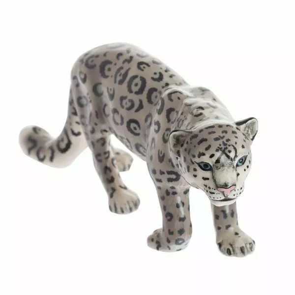 John Beswick Figurine Natural World Snow Leopard - New in Box - JBNW5