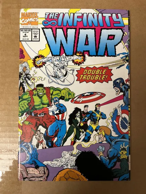 Infinity War #4 Marvel Comics (Sep, 1992) 8.0 VF Gauntlet Thanos