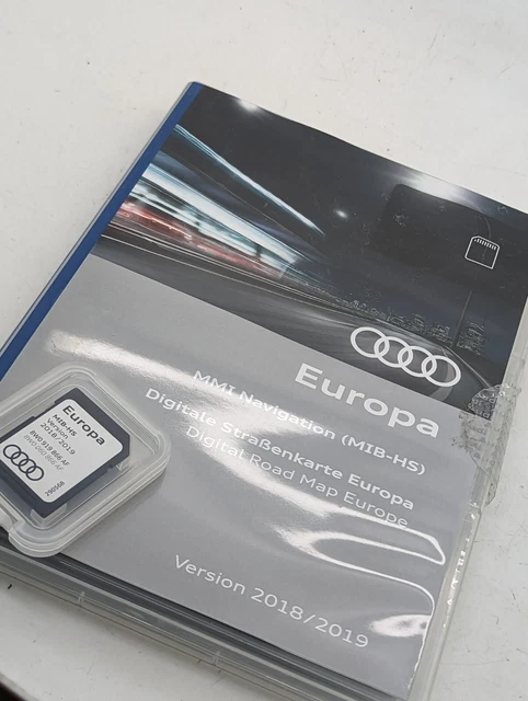 Nuova Autentica Audi A3 A4 A5 Q5 Navigazione MIB-HS 2018-19 Europa Mappe SD