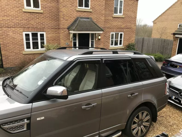 Range Rover Sport 2005 2013 Stylish Aluminium Roof Rail Bars Racks Black Colour