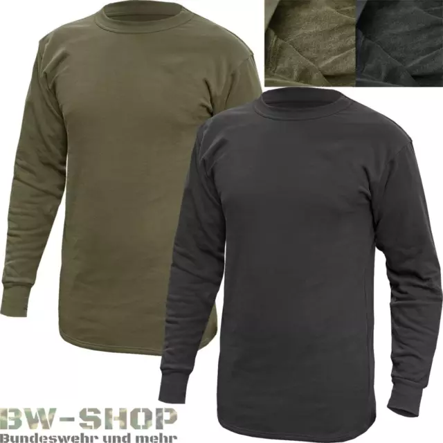 Brandit Bundeswehr Unterhemd Winter Mit Plüschfutter Bw Pullover Gefüttert Pulli