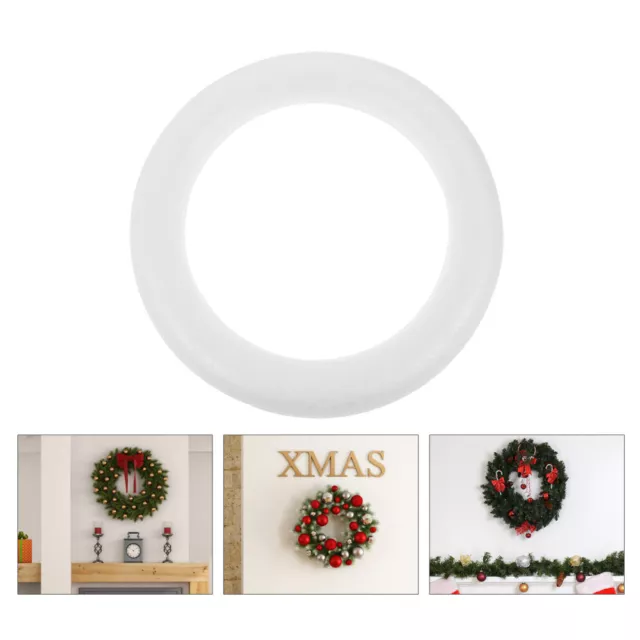 10 piezas anillo modelo de anillo accesorios de fiesta de Navidad corona de Navidad redondas