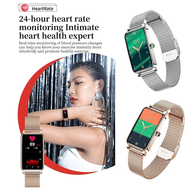 WOMEN SMART WATCH Heart Rate Blood Pressure Oxygen Monitor UK
