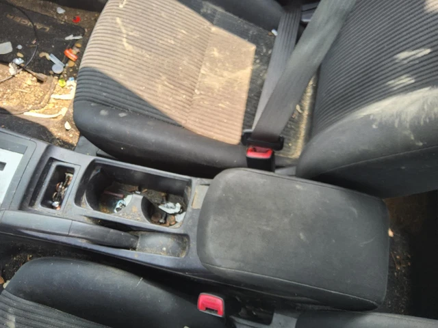 Used Front Lower Center Console fits: 2015 Mitsubishi Lancer floor w/armrest Fro