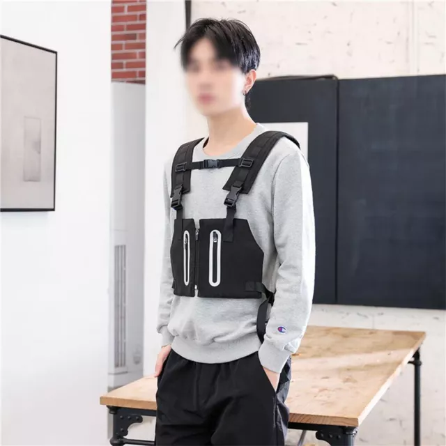 Reflective Reflective Vest Sports Tops Vest Vests Chest Men's Outdoors