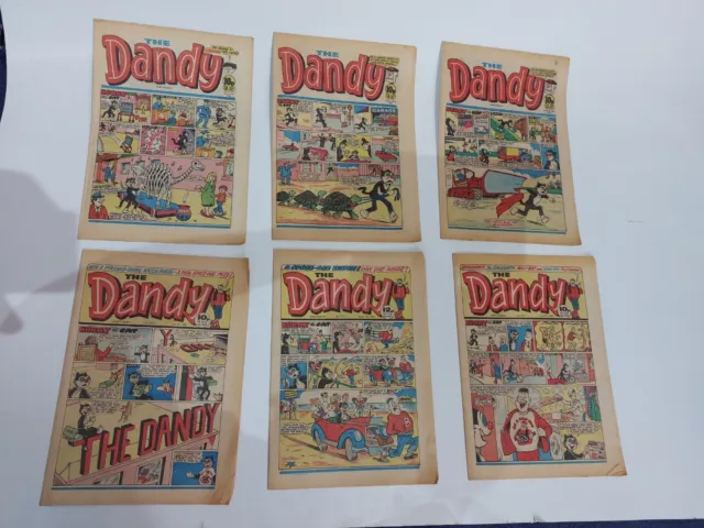 Dandy comics from the  1980s (10 comics)