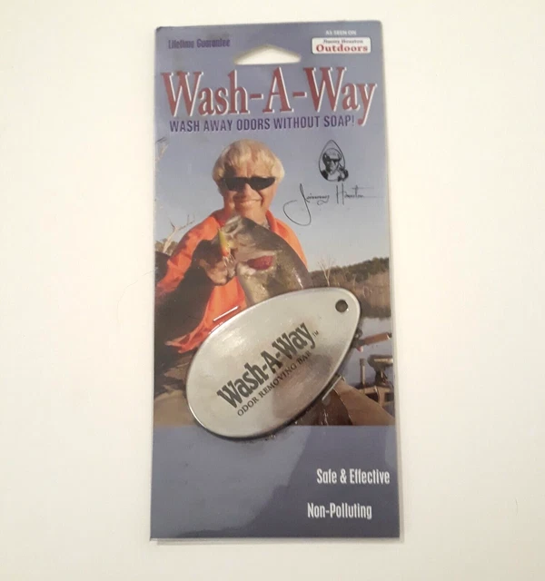 JIMMY HOUSTON WASHAWAY Odor Removing Bar Silver Stainless Steel Non