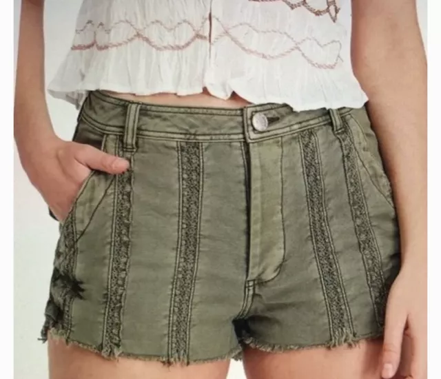 Free People Great Expectations Denim Shorts