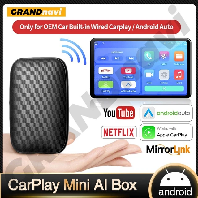 CARPLAY AI BOX Wireless Carplay Android Auto Adapter Car Multimedia