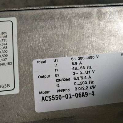 Un nuovo ABB INVERTITORE acs550-01-023a-4+b055 3p ac380v ~ 480v 11kw 