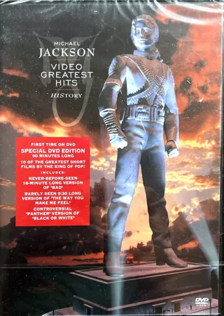 Michael Jackson DVD Video Greatest Hits - History