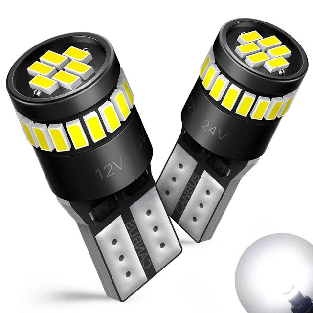 AUXITO T10 Super Bright LED Universal T10 194 168 Dome Map White Bulbs 2825 EPG