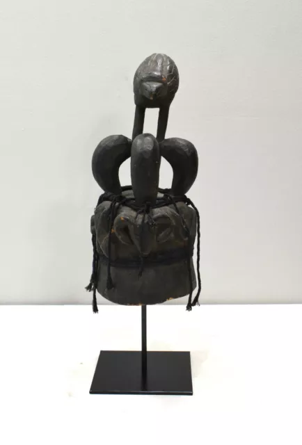 African Mask Senufo Wood Helmet Mask