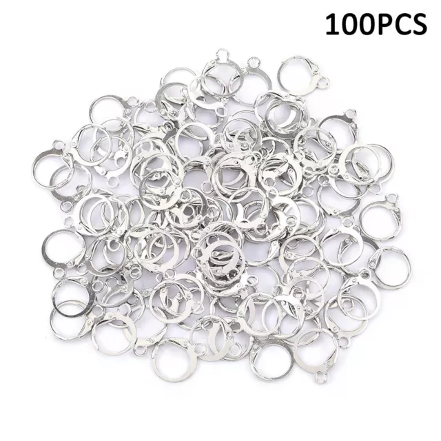100x 925 Sterling Silver Leverback Earrings Wires Lever Back Findings Making UK.