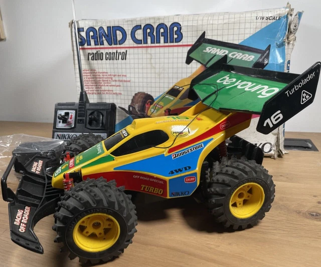 VINTAGE 1980S BOXED RC Remote Control Nikko Sand Crab Fully Working £