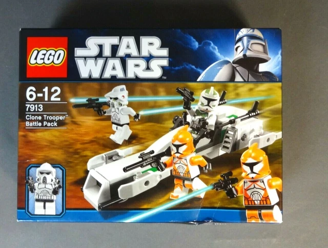 LEGO STAR WARS 7913 Clone Trooper Battle Pack 4 Minifigure Nuove