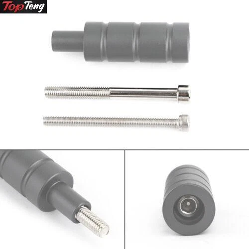M6 M8 Fender Fork Mount Headlight Tail Spot Light Bracket Titanium Motorcycle