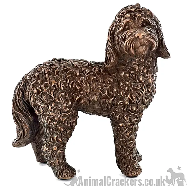 Cockapoo Bronze ornament figurine sculpture collectable Doodle Dog lover gift