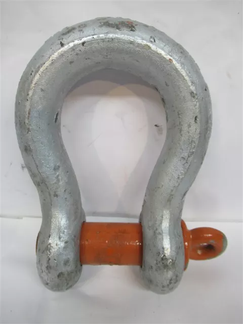 CM M657AG, 1-1/2", 25 ton WLL, Galvanized Screw Pin, Anchor Shackle