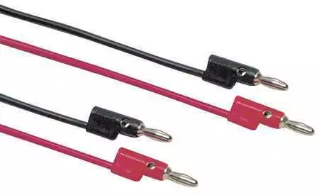 Pomona B-24-2 Banana Plug Patch Cord, Stackable, Red