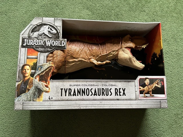 Dinosaure T-Rex mâchoire extrême Jurassic World Mattel : King Jouet Belgique, Figurines Mattel