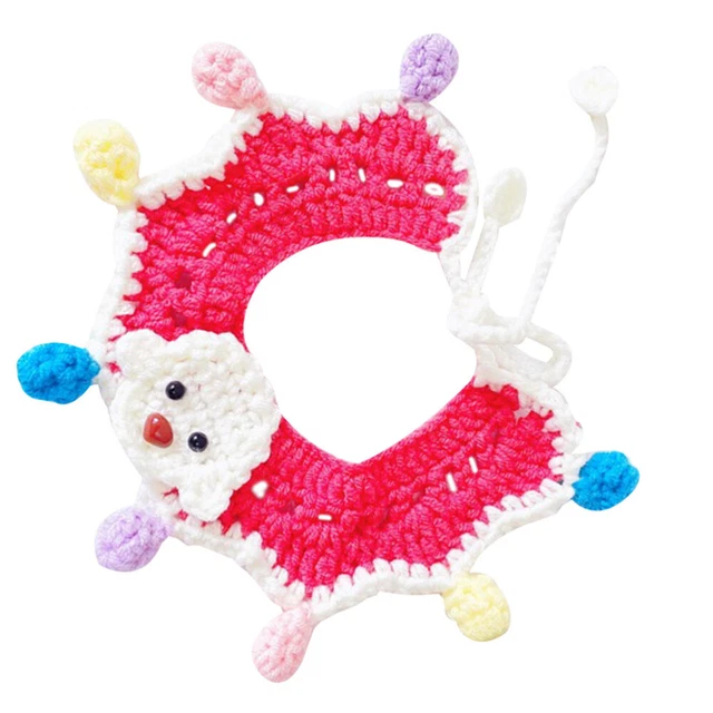 Small Cat Collar Kitten Bandanas Bibs Cat Wool Collar The Cat