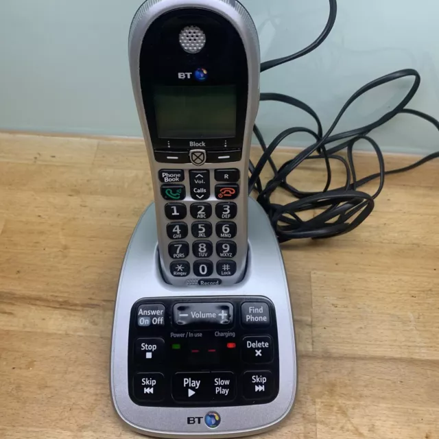 BT 4600 Single Big Button Digital Cordless Telephone + Advanced Call Blocker