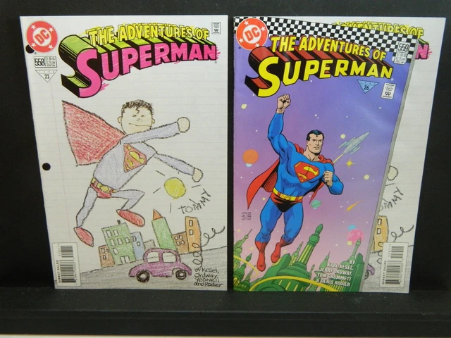 DC Comics THE ADVENTURES OF SUPERMAN #558 JUNE & #559 JULY