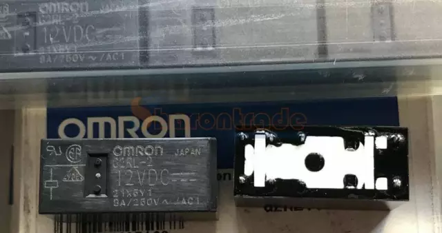 10pcs x G2RL-2 G2RL-2-12VDC G2RL-2-DC12 Power Relay 8A 250VAC 8 Pins