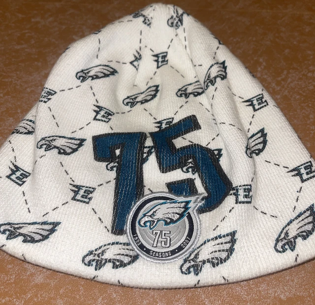 philadelphia eagles beanie hat vintage 2001 75 years philadelphia eagles beanie hat vintage 2001 75 years