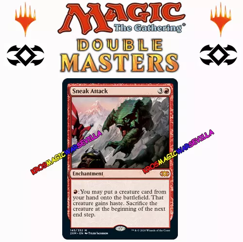 MTG Sneak Attack - Ataque a hurtadillas DOUBLE MASTERS ENGLISH NM